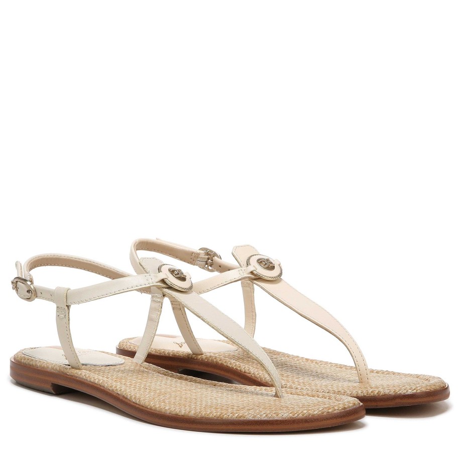 Classics Sam Edelman | Gigi Signet Thong Sandal Ivory