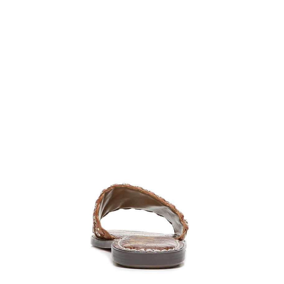 Shoes Sam Edelman | Geraldine Slide Sandal Saddlebrown