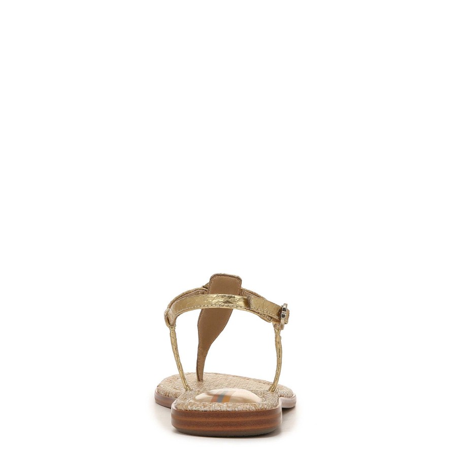 Shoes Sam Edelman | Gigi Signet Thong Sandal Gold