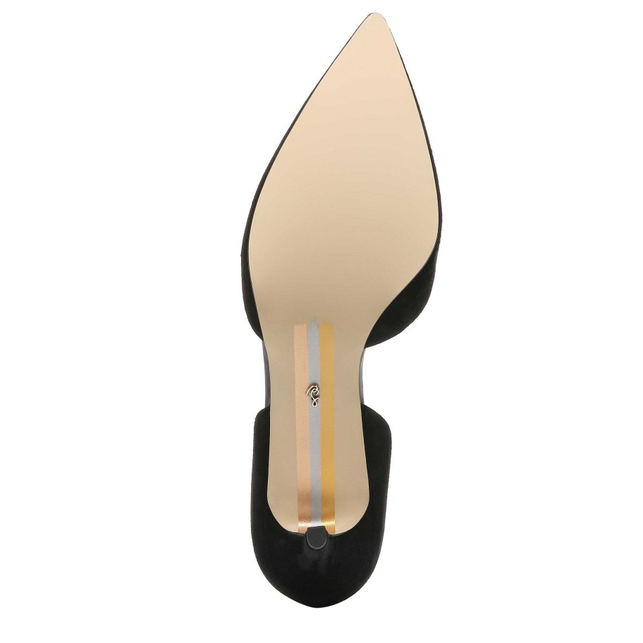 Shoes Sam Edelman | Jaina Pointy Toe Kitten Heel Black