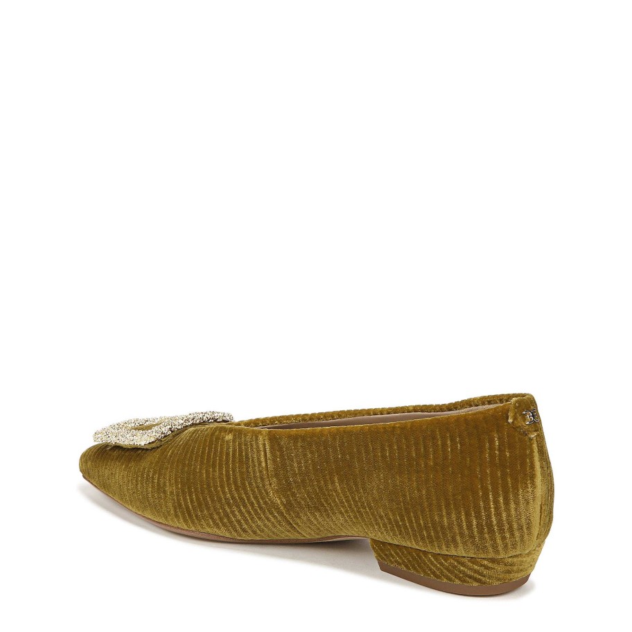 Shoes Sam Edelman | Janina Pointed Toe Flat Olive