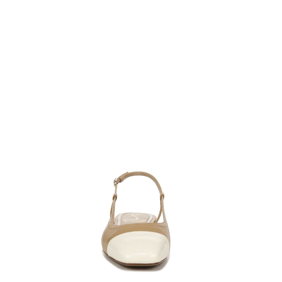 Shoes Sam Edelman | Kara Slingback Flat White/Tan