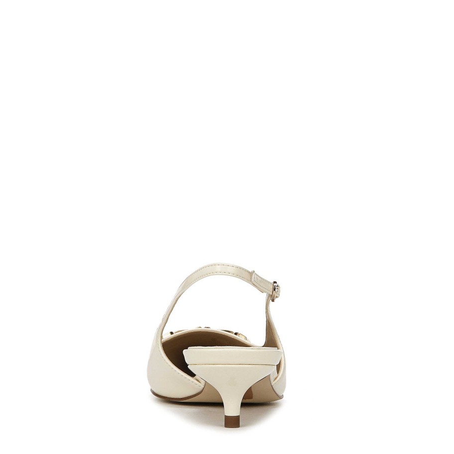 Shoes Sam Edelman | Fitzgerald Slingback Pump Ivory