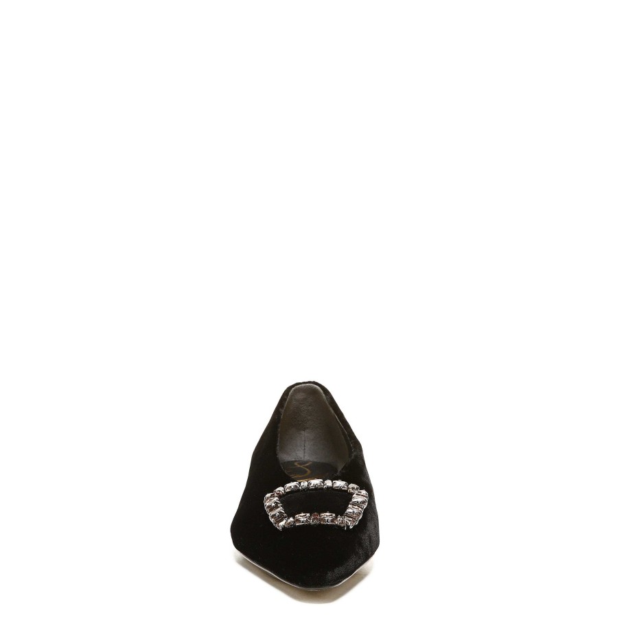 Shoes Sam Edelman | Janina Jewel Pointed Toe Flat Black