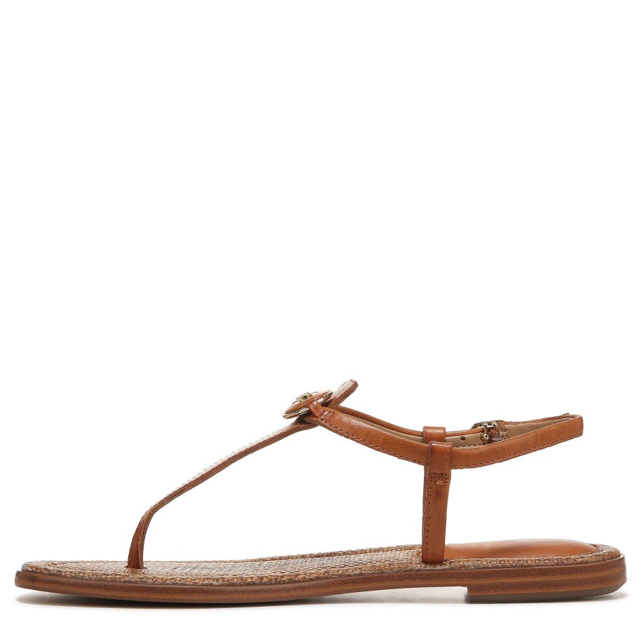 Classics Sam Edelman | Gigi Signet Thong Sandal Saddlebrown