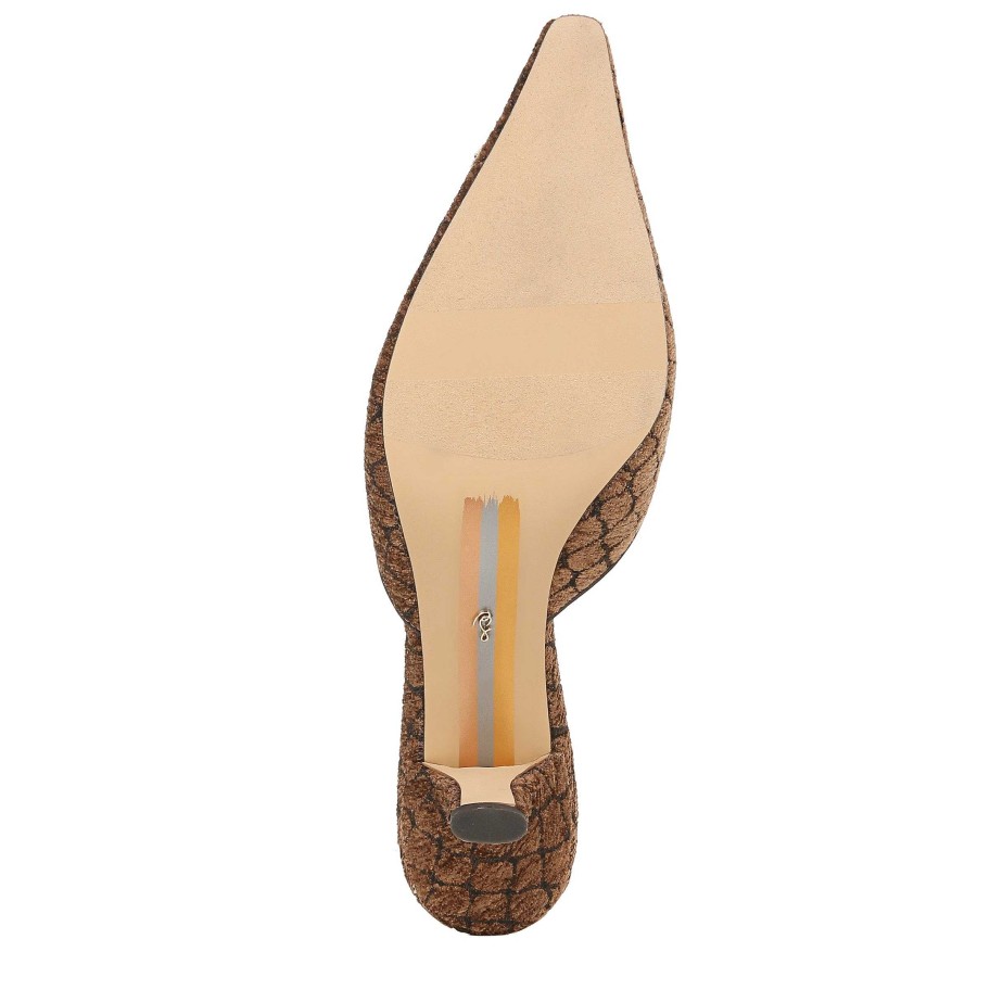 Shoes Sam Edelman | Brit Kitten Heel Mule Brown