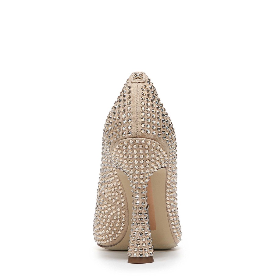 Shoes Sam Edelman | Antonia Glitz Pump Antiquewhite