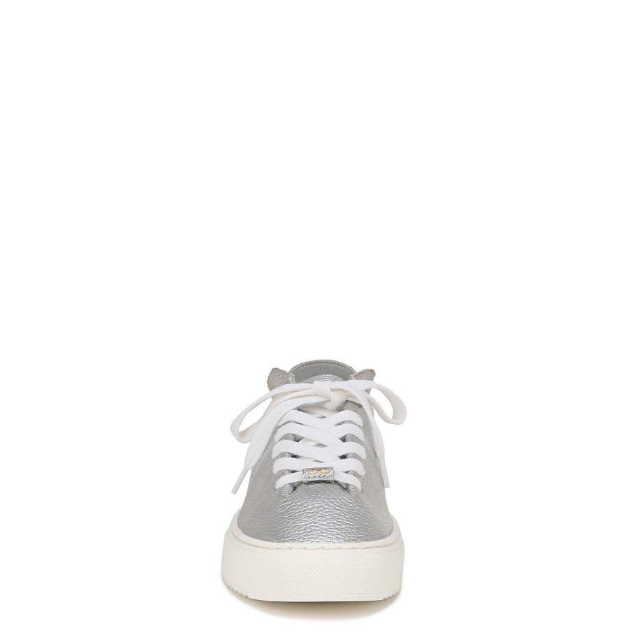 Shoes Sam Edelman | Poppy Lace-Up Sneaker Silver