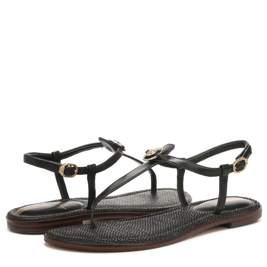 Classics Sam Edelman | Gigi Signet Thong Sandal Black