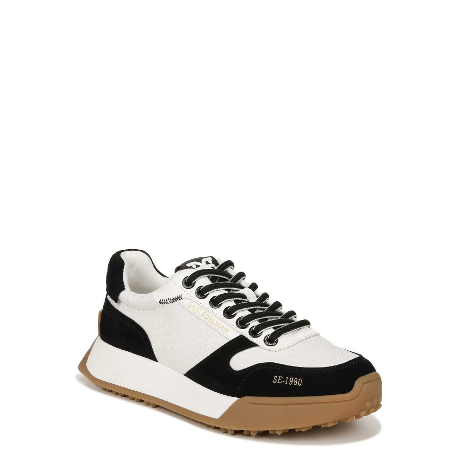 Shoes Sam Edelman | Layla Lace Up Sneaker Black/ White