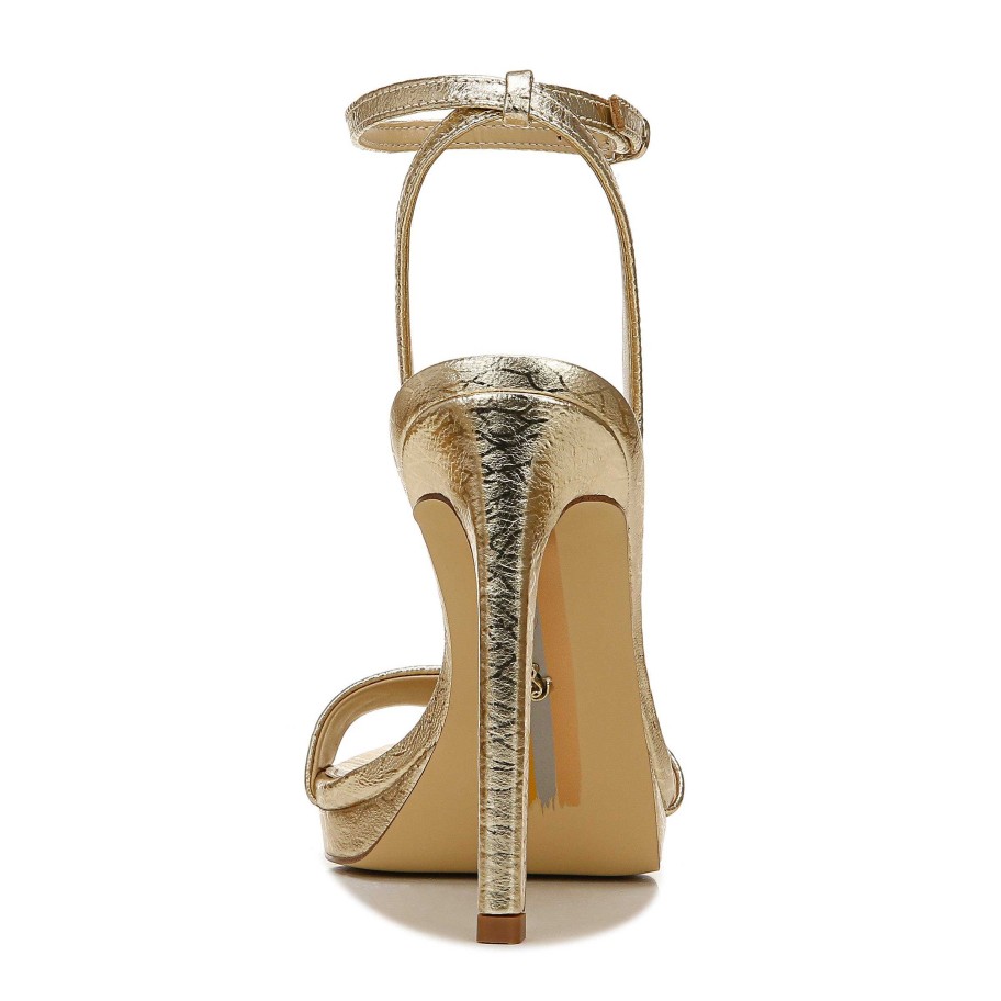 Shoes Sam Edelman | Jade Ankle Strap Heel Gold