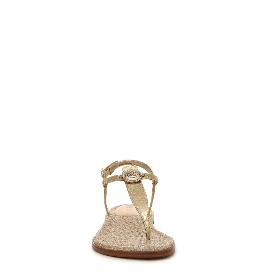 Classics Sam Edelman | Gigi Signet Thong Sandal Gold