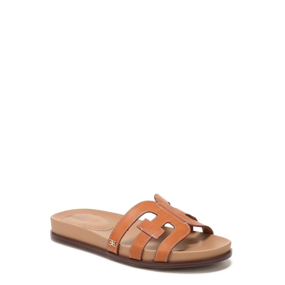 Shoes Sam Edelman | Nettie Slide Sandal Saddlebrown