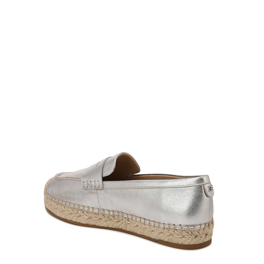 Shoes Sam Edelman | Kai Espadrille Flat Loafer Silver